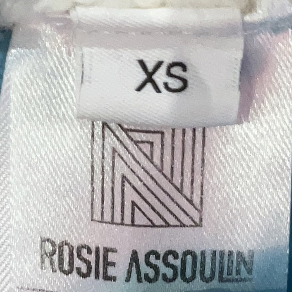 ROSIE ASSOULIN Thousand in One Ways Floral Convertible Cami Sweater Ivory XS - Picture 9 of 10